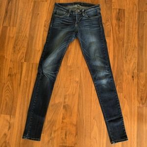 Flying Monkey Womens Skinny Blue Jeans